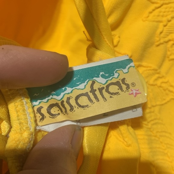 Yellow One-Piece Swimsuit - Picture 7 of 8